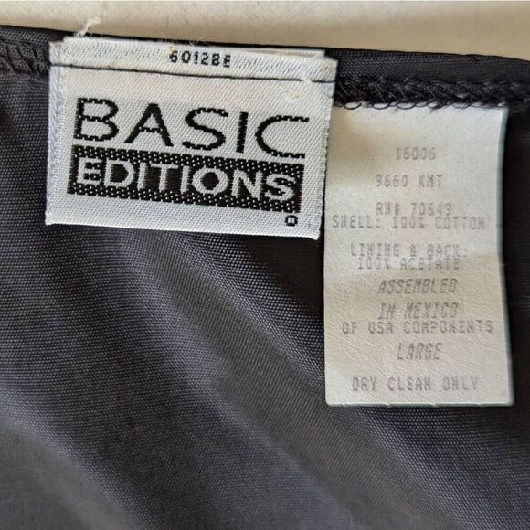 Pumpkin Patch Fall Autumn Flower Vest Light Weight Jacket Size L Basic Editions - Picture 7 of 7